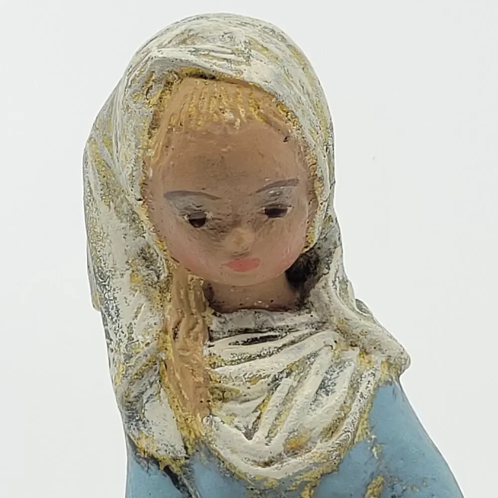 Girl with Vase Borzo Stone Sculpture Figurine Made in Holland